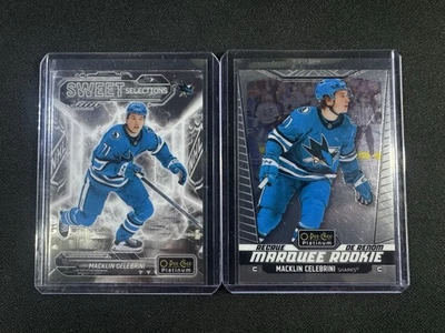 MACKLIN CELEBRINI 2024-25 O-PEE-CHEE PLATINUM MARQUEE ROOKIE & SWEET SELECTIONS - Image 1 of 3