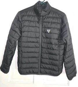 VISSLA STOKE CO black Poly Quilted Zip Front Pockets Puffer Jacket. Youth L - Picture 1 of 8