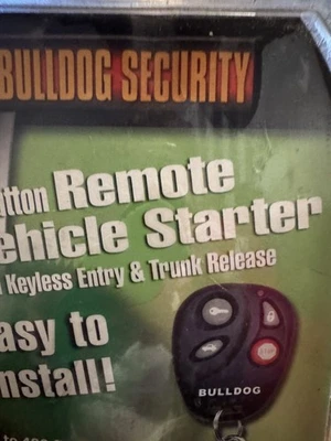 Arrancador de vehículo remoto de seguridad Bulldog RS 1100 entrada sin llave maletero liberación nuevo en paquete Foto 1 de 4