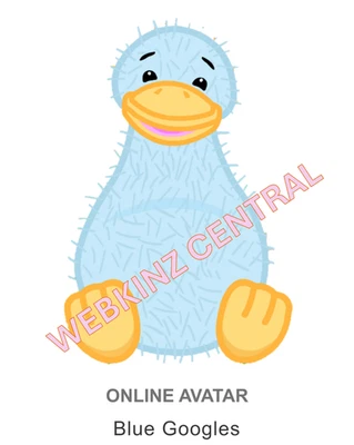 Webkinz Classic Blue Googles *Code Only* (~messaged~) - Image 1 of 4