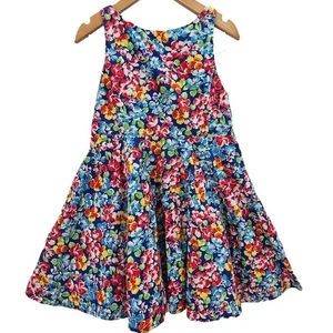 Polo Ralph Lauren Girls 4T Sleeveless Floral Sundress with Pockets - Picture 1 of 12
