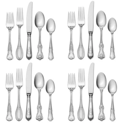 Wallace HOTEL LUXE 18/10 Stainless Steel 20pc Flatware Set (Service for Four) NO - Image 1 of 2