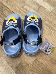 Bluey Kinder geformte Clogs abnehmbarer Rückengurt Kleinkind Größe 11-12 Neu mit Etikett kostenloser Versand - Bild 1 von 16