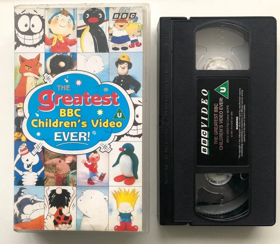 The Greatest BBC Children's Video Ever VHS/H 1995 Fireman Sam Pingu The Clangers - Image 1 of 1