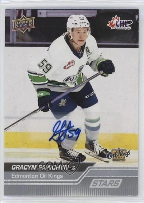 2023-24 Upper Deck CHL Stars Auto Gracyn Sawchyn #309 Auto - Image 1 of 2