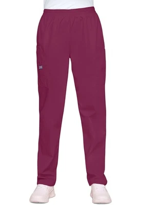 Cherokee Workwear Natural Rise Tapered Pull-On Cargo Pant Tall 4200T WINW Wine - Image 1 of 4