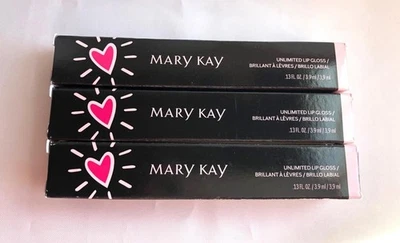 LOTE DE 3 Brillos Labiales Mary Kay Unlimited Rosa Confidente Nuevo en Caja Edición Lmt Foto 1 de 3