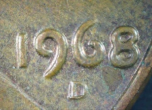 Centavo Lincoln 1968-D/D RPM, FS-501 (A223) - Imagen 1 de 3