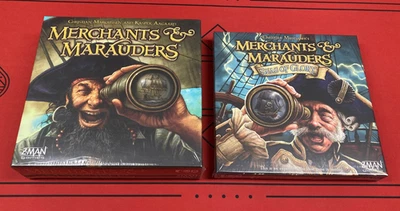 Merchants & Marauders + Seas of Glory Expansion Z-Man Games Board Game NIB NEW - Image 1 of 2