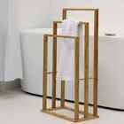  Handtuchhalter Bambus 3 Stangen Badezimmer Handtuchstnder Bathroom Solutions