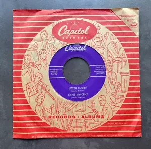 7" Gene Vincent - Lotta Lovin' - US Capitol - Imagen 1 de 1