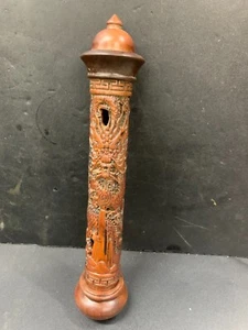 Excellent 11.0 Inche Chinese Old Wood Hand Carved *Dragon* Incense Insertion Box - Picture 1 of 11