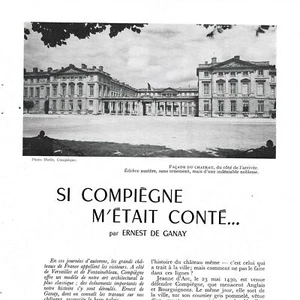 Si Compiègne m'était conté ...  - - Article Coupure de presse 1954 - Imagen 1 de 4