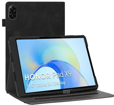 For Honor Pad X9 11.5" Case Smart Book Stand Cover & 9H Glass Screen Protector - image 1 of 4