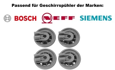 Spülmaschine Ersatz Korb Rollen 4 Stück (Bosch, Siemens, Neff) Geschirrspüler - Bild 1 von 4