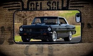 1966 Nova SS Black Custom Made to Order Phone Cases - Picture 1 of 2