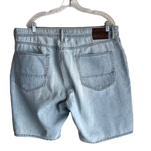 Zara Man Denim Jean Shorts Size 36 Light Wash Casual Active Everyday Outdoor - Picture 1 of 12