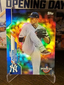 2020 Topps Opening Day #7 James Paxton SP BLUE FOIL New York Yankees