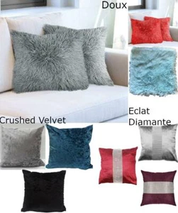 Cushion Covers Unfilled Cover Bedding Bed/Sofa Accessory Decor Velvet Cuddly - Picture 1 of 13