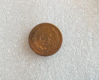 MEXICO ESTADOS UNIDOS 1914 5 CENTAVOS COIN-B1 - Image 1 of 4