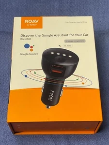 Anker ROAV Bolt 2-Port USB Car Charger with Google Assistant R5360 Black