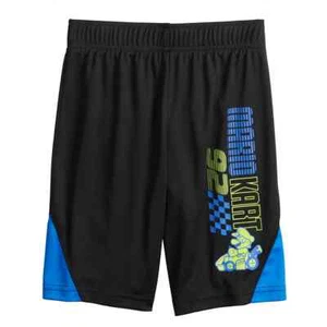 NEW Boys Nintendo Mario Kart Activewear Athletic Shorts size 4 black - Picture 1 of 3