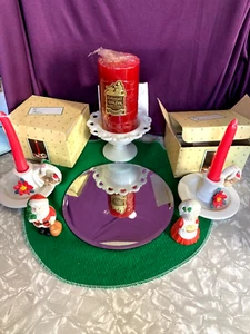 HOLIDAY CENTER PIECE AND ENTERTAINMENT GIFT VINTAGE COLLECTIBLES - Picture 1 of 12
