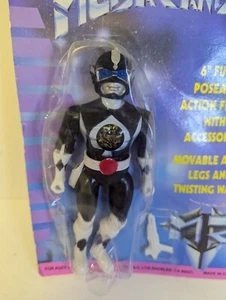 Vintage Mega Rangers Actionfigur - Power Rangers Knock Off Black Ranger - Bild 1 von 16
