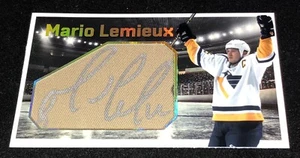 Mario Lemieux signed Autogramm Custom Cut Karte JSA COA Auto Team Canada Penguins - Bild 1 von 2