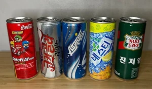 Vintage 2005 Japanese Import Soda Can LOT FULL! Coke, Sprite, Nestea, Ginger Ale - Picture 1 of 19