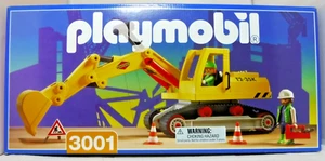 Playmobil Bau 3001 Bagger von 1998 Neu in versiegelter Verpackung - Bild 1 von 4