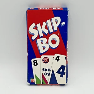 Vtg Skip-Bo Card Game Mattel 2003 Complete w/Box & Instructions Stock No 42050 - Picture 1 of 14