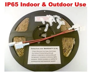 Tira LED Flexible Deltech UK LST60-W 12VC Blanca IP65 4.8W/Mtr 5 Metros EBR72D - Imagen 1 de 10