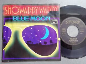 Rock'n'Roll SHOWADDYWADDY Blue Moon / ...of my Mind Single 7 45 Jahr 1980 Ex