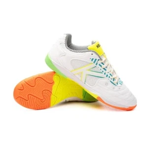 Kelme Indoor Copa Football Shoes Mens Unisex UK10 - White/Multi - Brand New - Picture 1 of 5