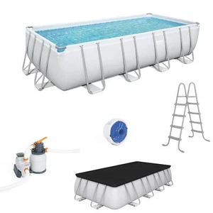 Bestway Swimmingpool Pool Gartenpool Schwimmbad Schwimmbecken Pumpe Set 56466 - Bild 1 von 7