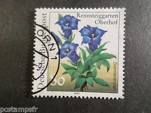 ALEMANIA FEDERAL RFA 1991, TP 1339, FLORES OBLETADAS SELLO USADO - Imagen 1 de 1