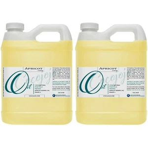 Aprikosenöl Bio 4 LB 64 Unzen 100% rein unraffiniert kaltgepresst GVO Bulk roh - Bild 1 von 7