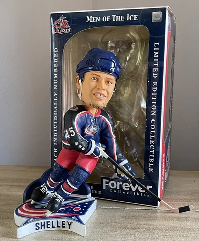 JODY SHELLEY Columbus Blue Jackets NHL Nationwide Arena EXCLUSIVE Bobblehead NIB Cover