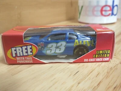 Team Caliber NASCAR car 1/64 diecast #33 Aleve Chevrolet Tony Raines 2001 - Image 1 of 4
