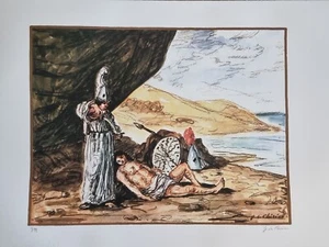 Litografia certificata Giorgio De Chirico 50x70 - Foto 1 di 4