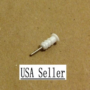 Iphone 6 6s plus 4 4S 5 5S 5C White dust cap earphone slot plug sim card slot US - Picture 1 of 1