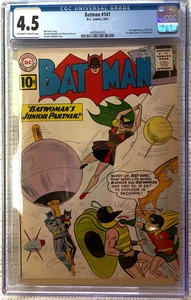 🔥~DC~BATMAN #141 (1961)~🔥~SILVER AGE~2nd Appearance of BATGIRL~🔥~CGC 4.5~🔥 - Bild 1 von 2