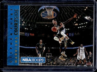 2015-16 Hoops Stephen Curry Courtside #14 Warriors - Image 1 of 2