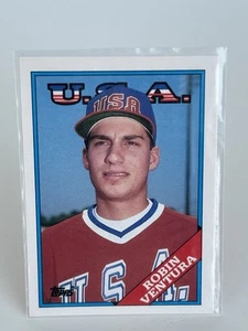 1988 Topps Traded Robin Ventura Team USA Rookie Card #124T – White Sox RC - Picture 1 of 2