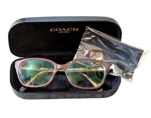 Elegante estuche recetado Coach Glasses Augn Tortoise para mujer azul marino HC6103 - Imagen 1 de 9
