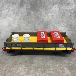 Playmobil 4024 Flat Bed Freight Train Car, Crates & Barrels Replacement Parts - Picture 1 of 23