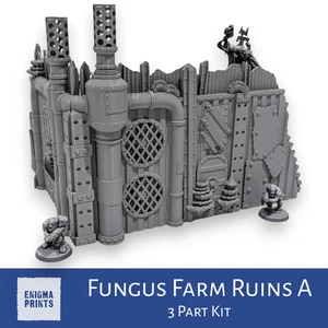 Fungus Farm Ruins A | Warpzel-1A | Ork Terrain Scenery for Tabletop Wargaming - Picture 1 of 8