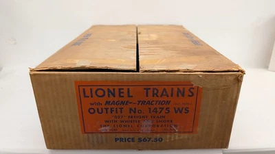 LIONEL ORIG SET BOX - 1950 - 1473WS FLETE SET BOX (HB24)....TK Foto 1 de 4