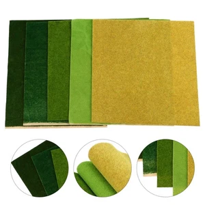 5 Stück Gras Papier Material DIY Mini Garten Rasen für Sandtisch Modell - Bild 1 von 12